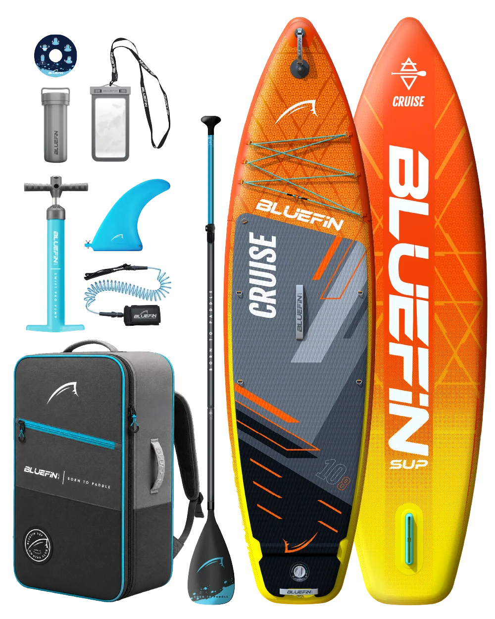 Cruise 10'8 Inflatable Paddleboard SUP - Orange