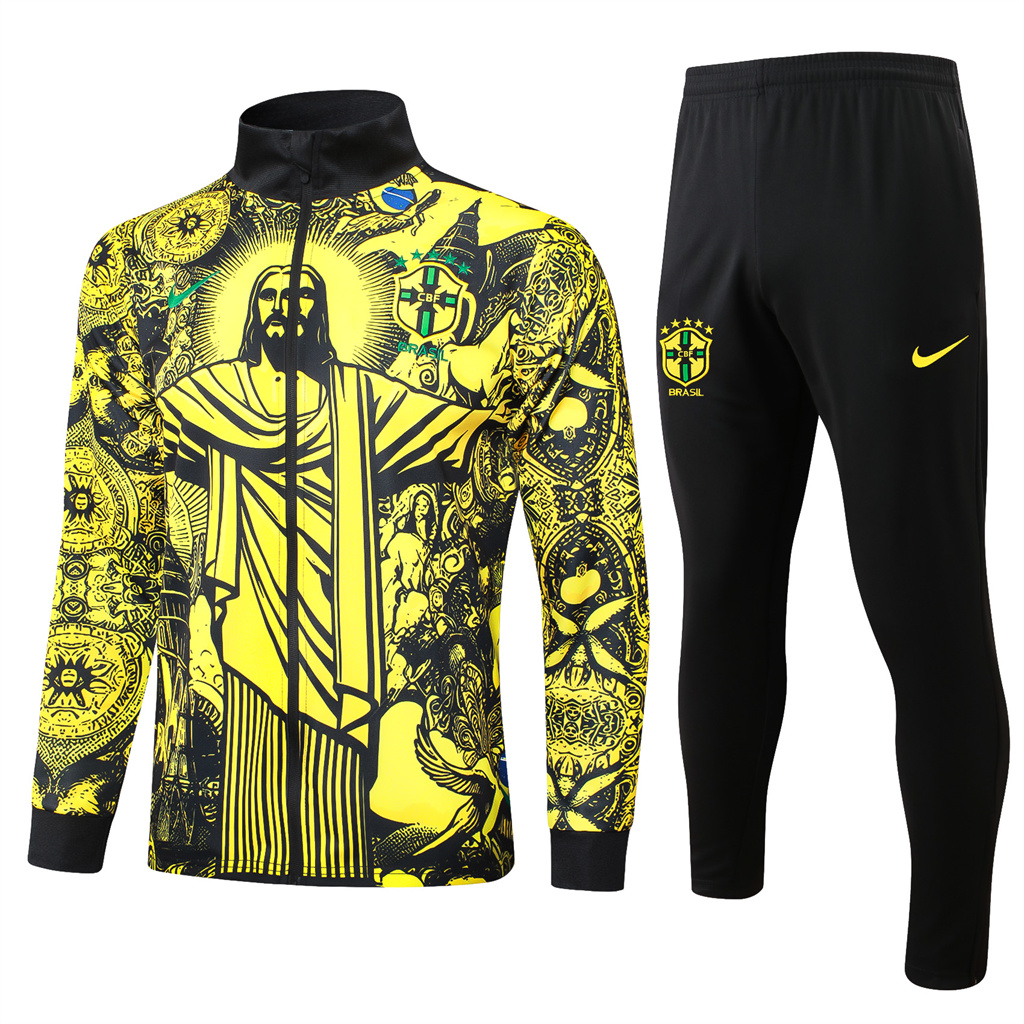Brazil Training Jacket 24/25 | Soc Jersey - Premium Football Jersey