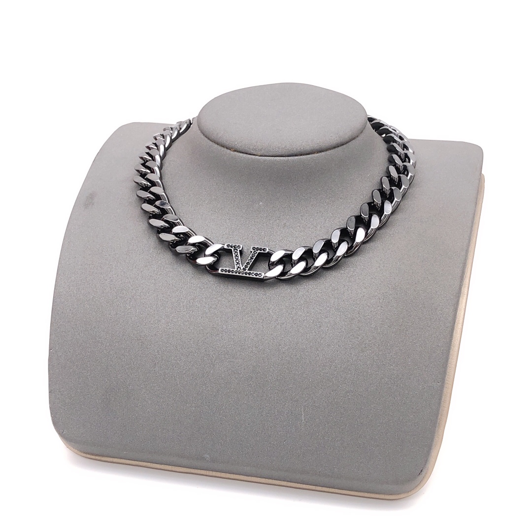 Valentino Black Choker Necklace