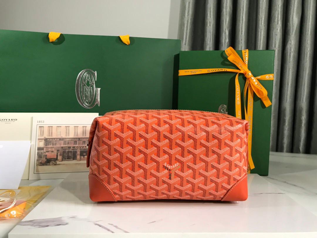 Goyard cosmetic bag