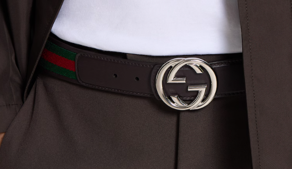 Gucci Reversible belt with Interlocking G buckle