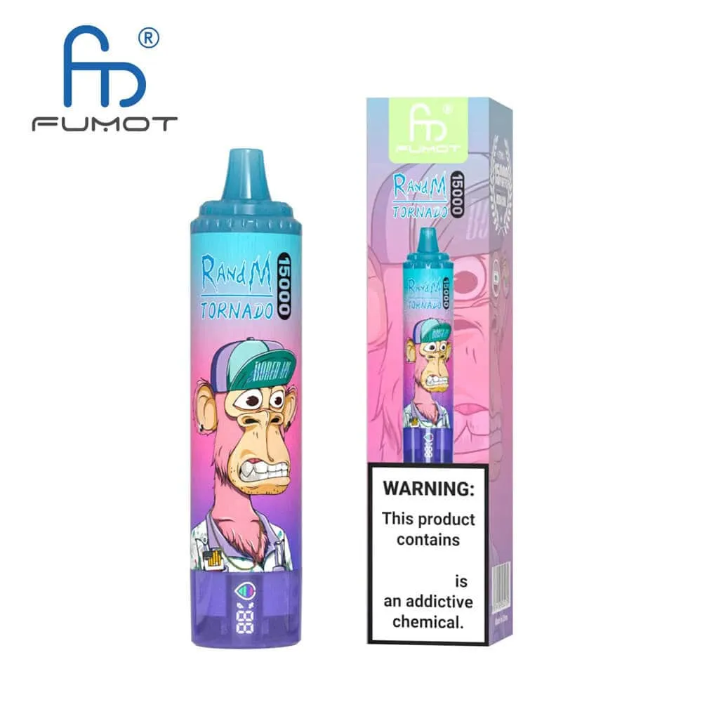FUMOT Tornado 15K Rechargeable Disposable Vape – Blueberry Raspberry - Vaba Vape-Shop