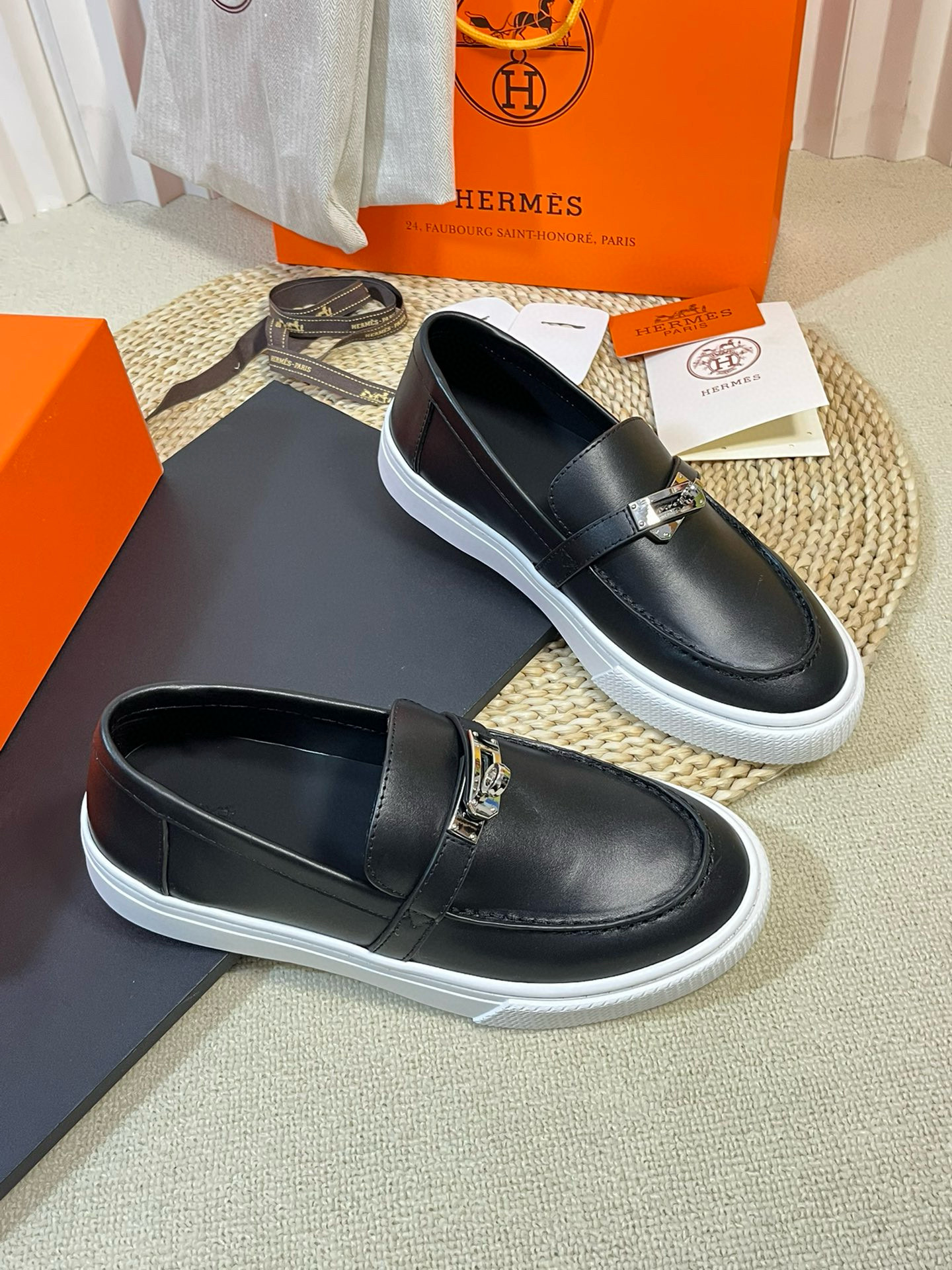 Hermes Unisex Game Slip-On Sneaker