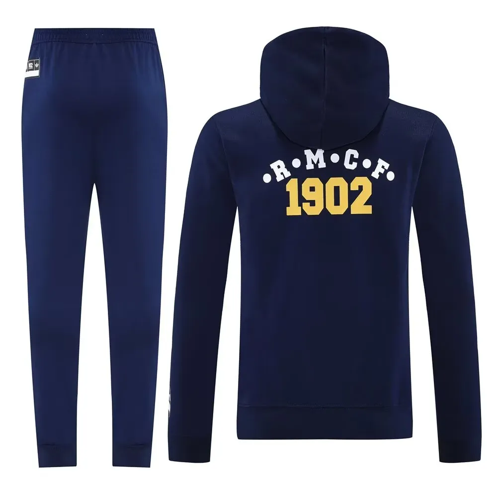 Real Mαdrid Hoodie Dark Blue Suit