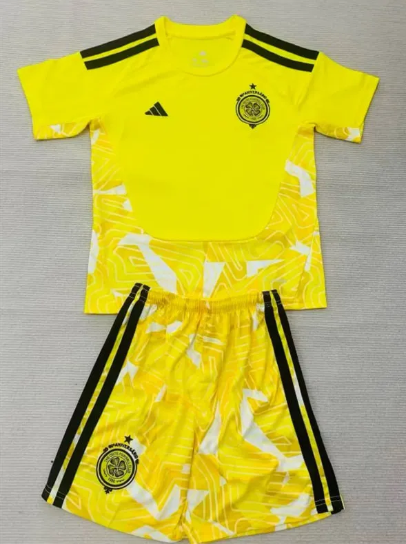 Kids Celtic Home Goalkeeper Suit 26/27 | Soc Jersey - Premium Football Jersey