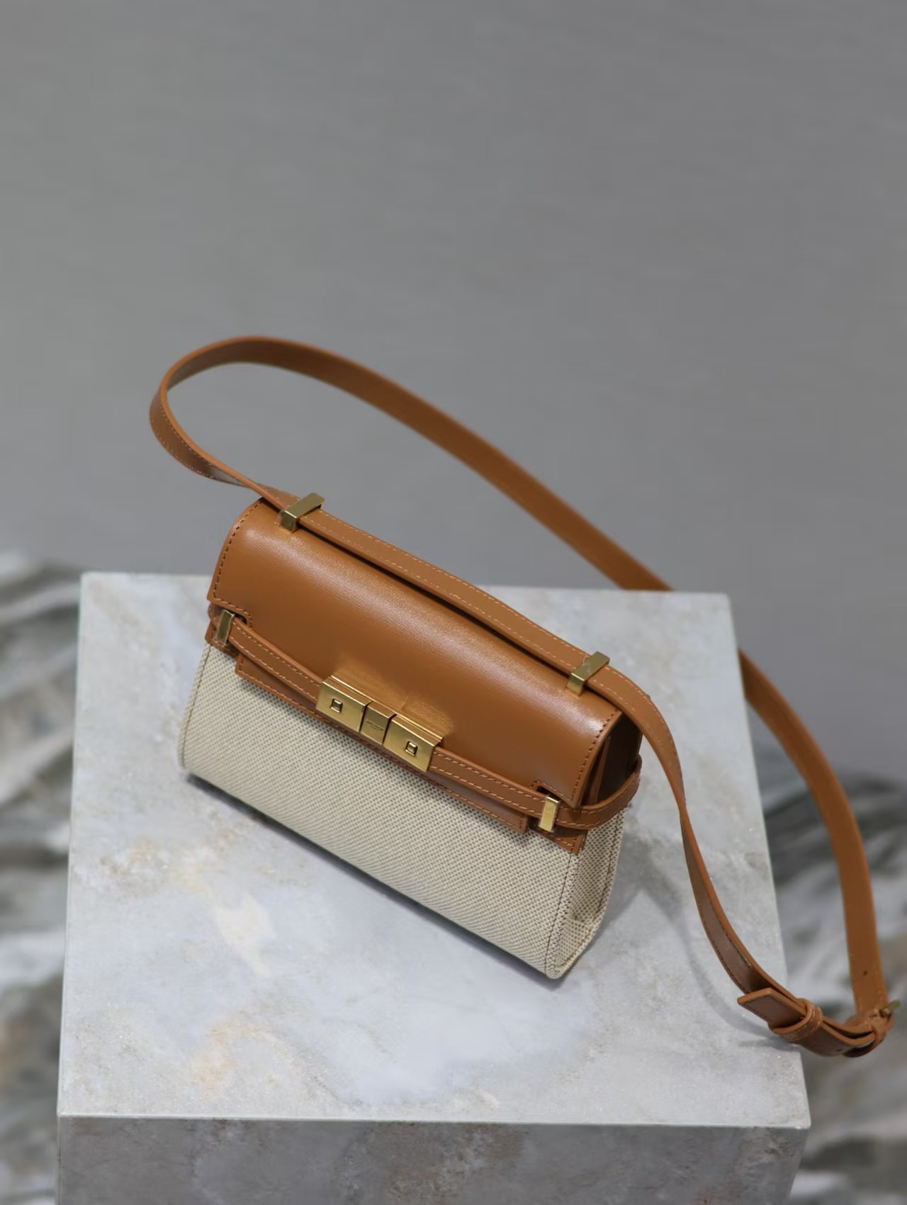Saint Laurent YSL  canvas mini crossbody bag