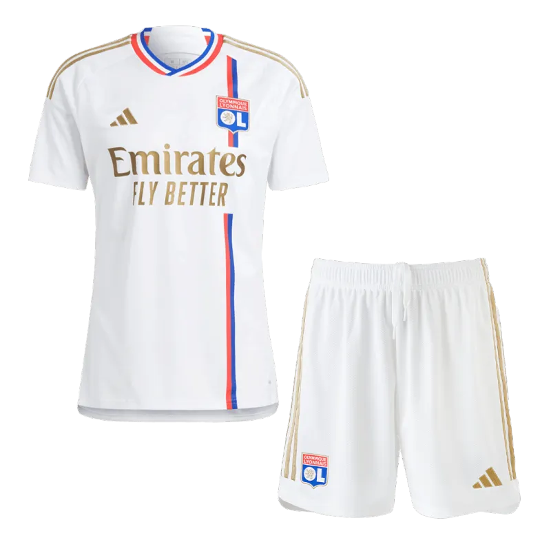 Olympique Lyonnais Home Kit Jersey+Shorts 2023/24