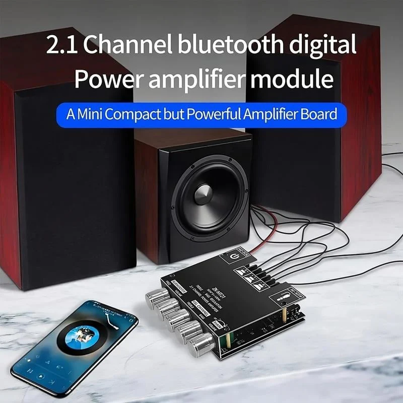 Hot Sale🔥🔥🔥 2.1 Channel Bluetooth Audio Receiver Power Amplifier Module🔊