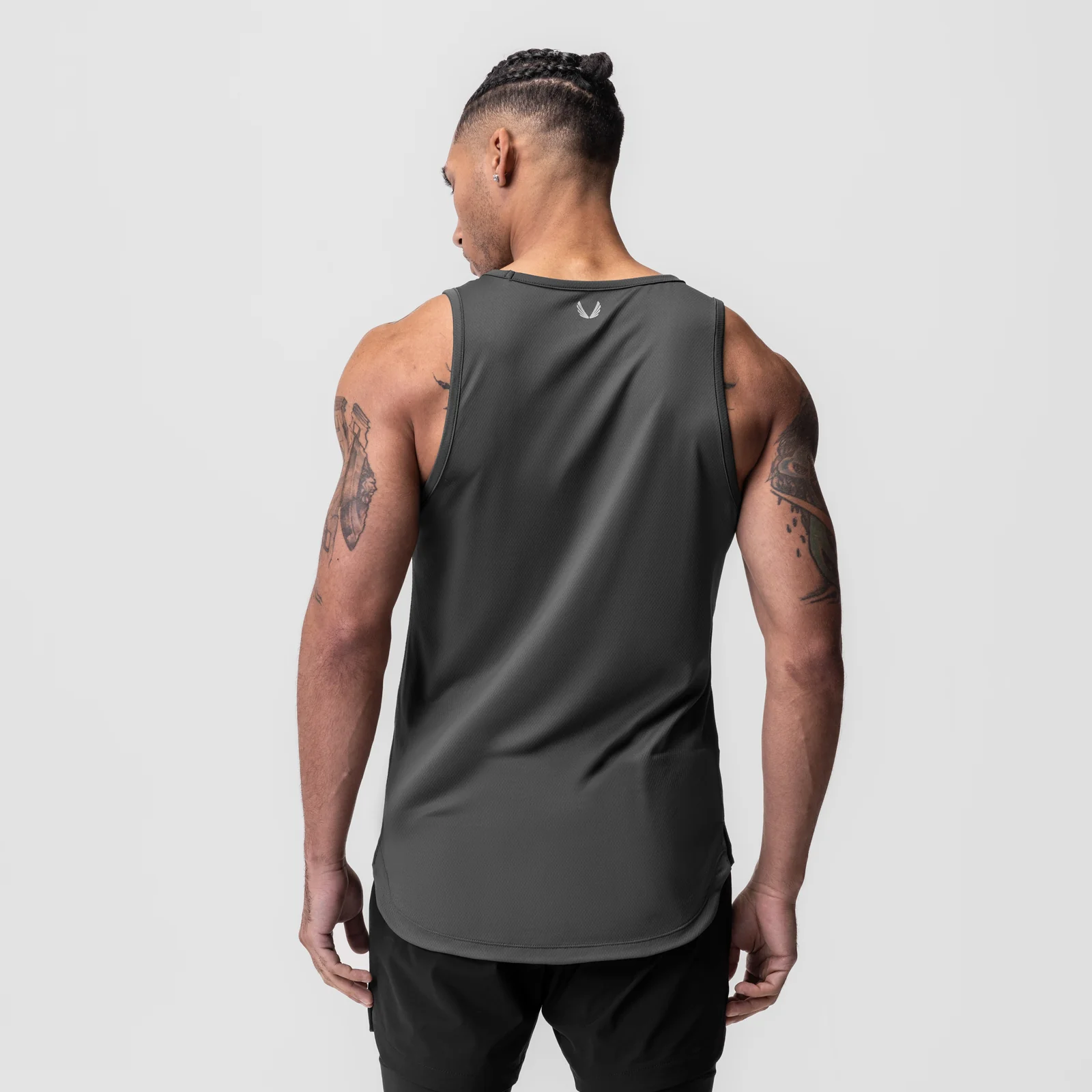 0830. AeroSilver Tank Top - Space Grey