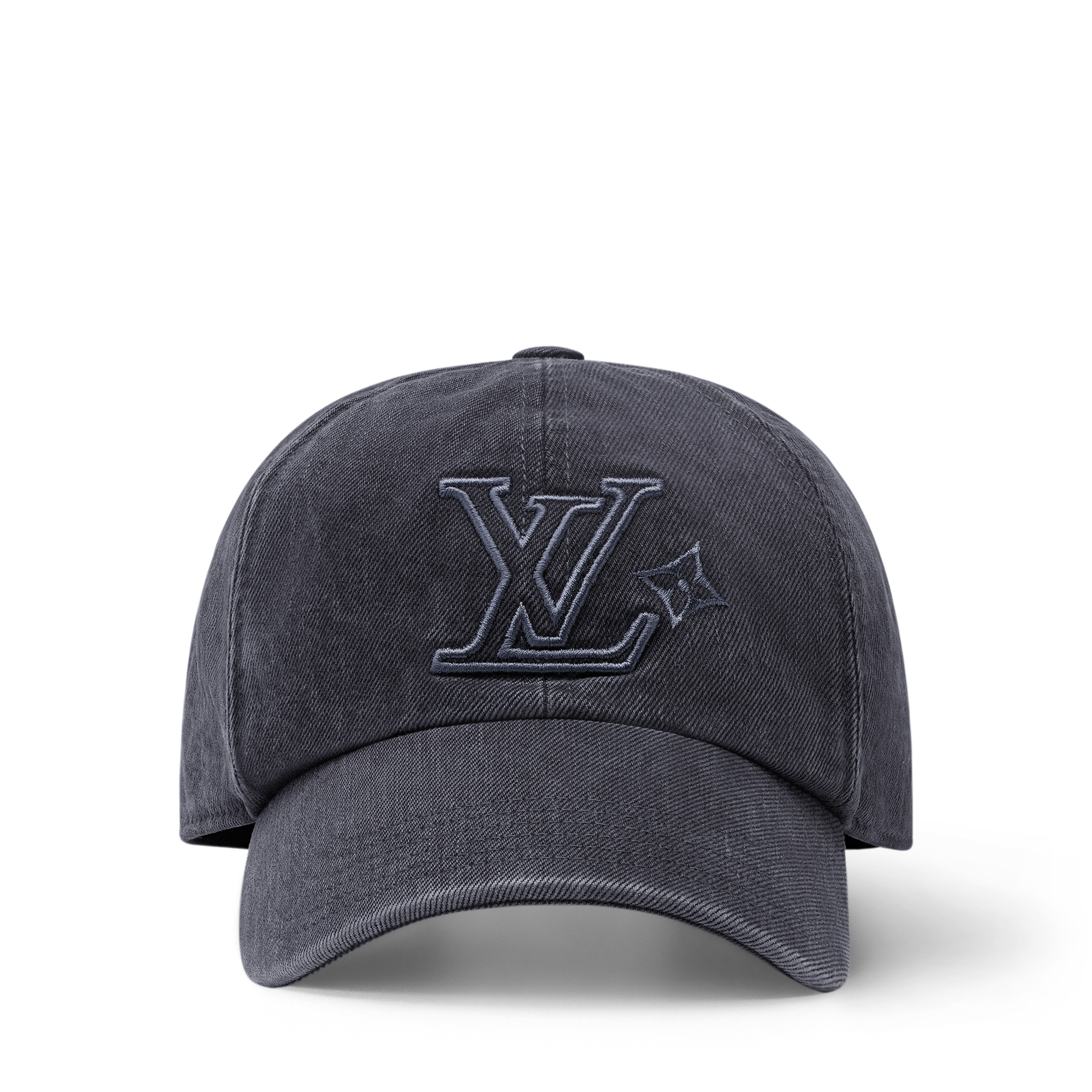 キャップ･LV デニム ウォッシュド