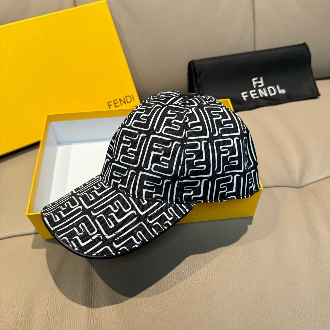 Fendi FF Logo Baseball Cap