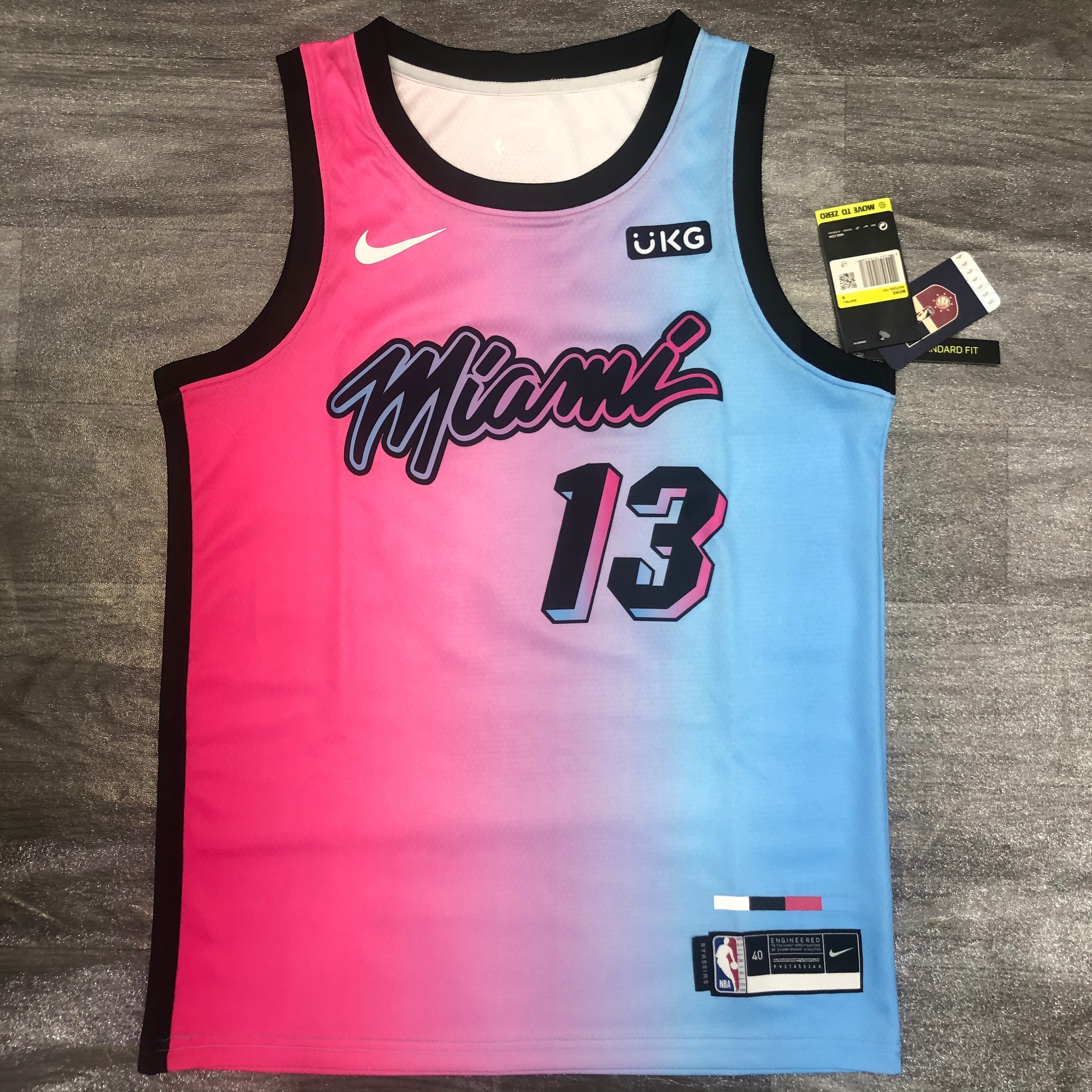 21 Season Miami Heat City Edition  No.13
