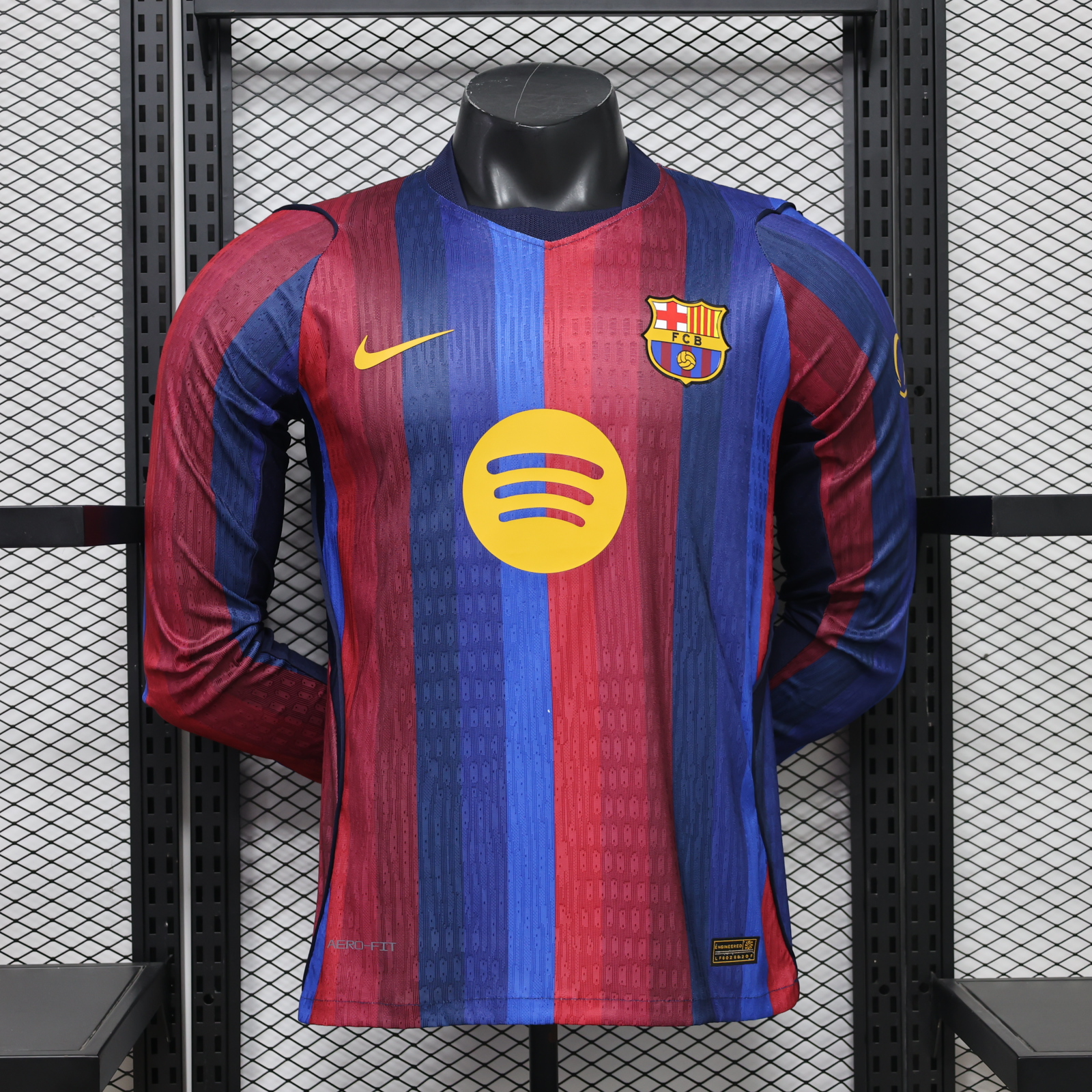 Barcelona Home Long Sleeves Jersey Player Version 26/27