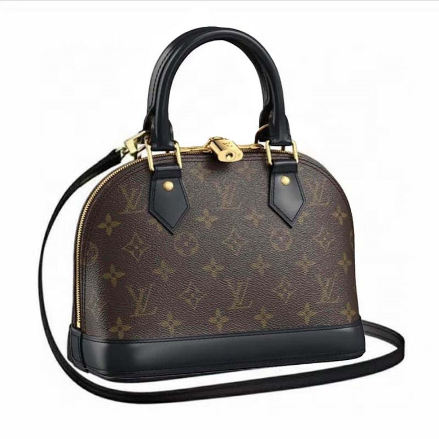 Louis Vuitton LV Alma BB PM Shoulder Bag Monogram Damier Ebene