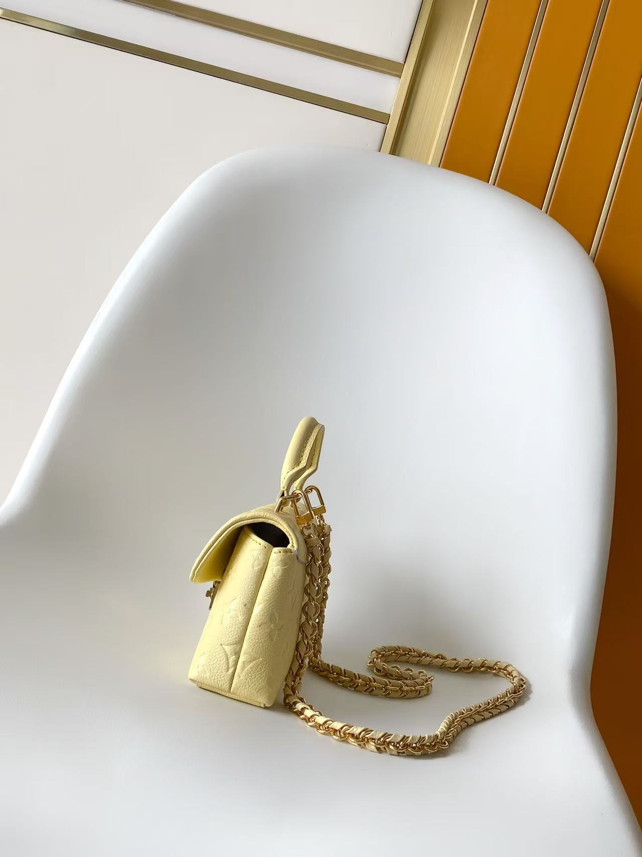 Louis Vuitton Nano Madeleine handbag in yellow