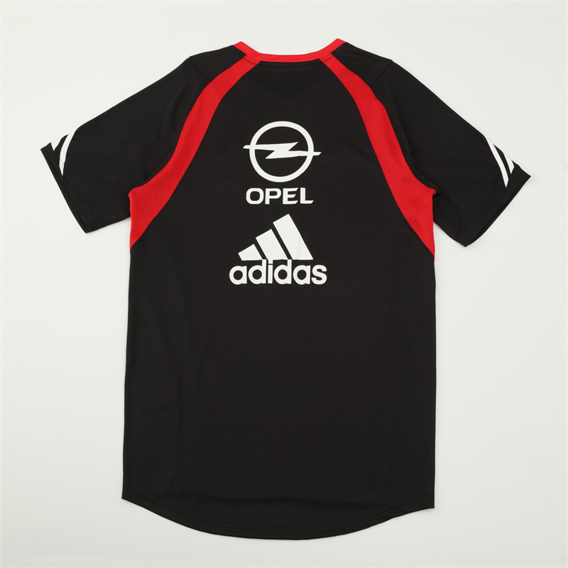 2003/04 AC Milan Retro Short Sleeves Training Jersey - Black