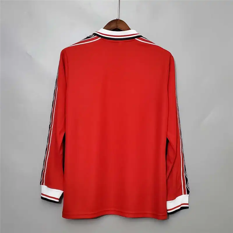 Manchester United Retro Jersey Home Long Sleeve 1998/00