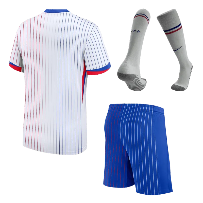 2024 France Away Whole Kit(Jersey+Shorts+Socks) Euro