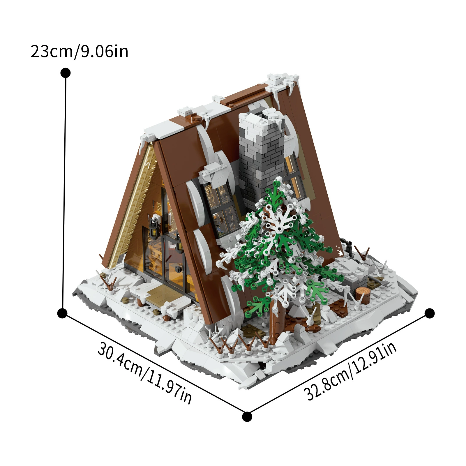 XBert 66151 - A-Frame Cabin