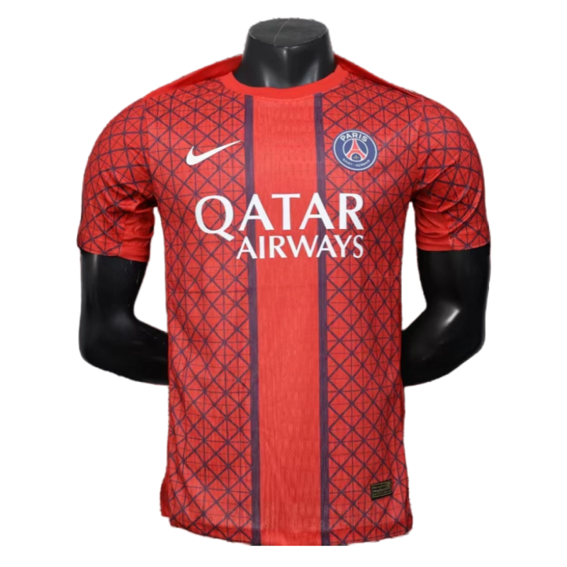 PSG 2025/2026 Paris Saint-Germain Pre-match TrainingFootball Shirt (Player Edition)