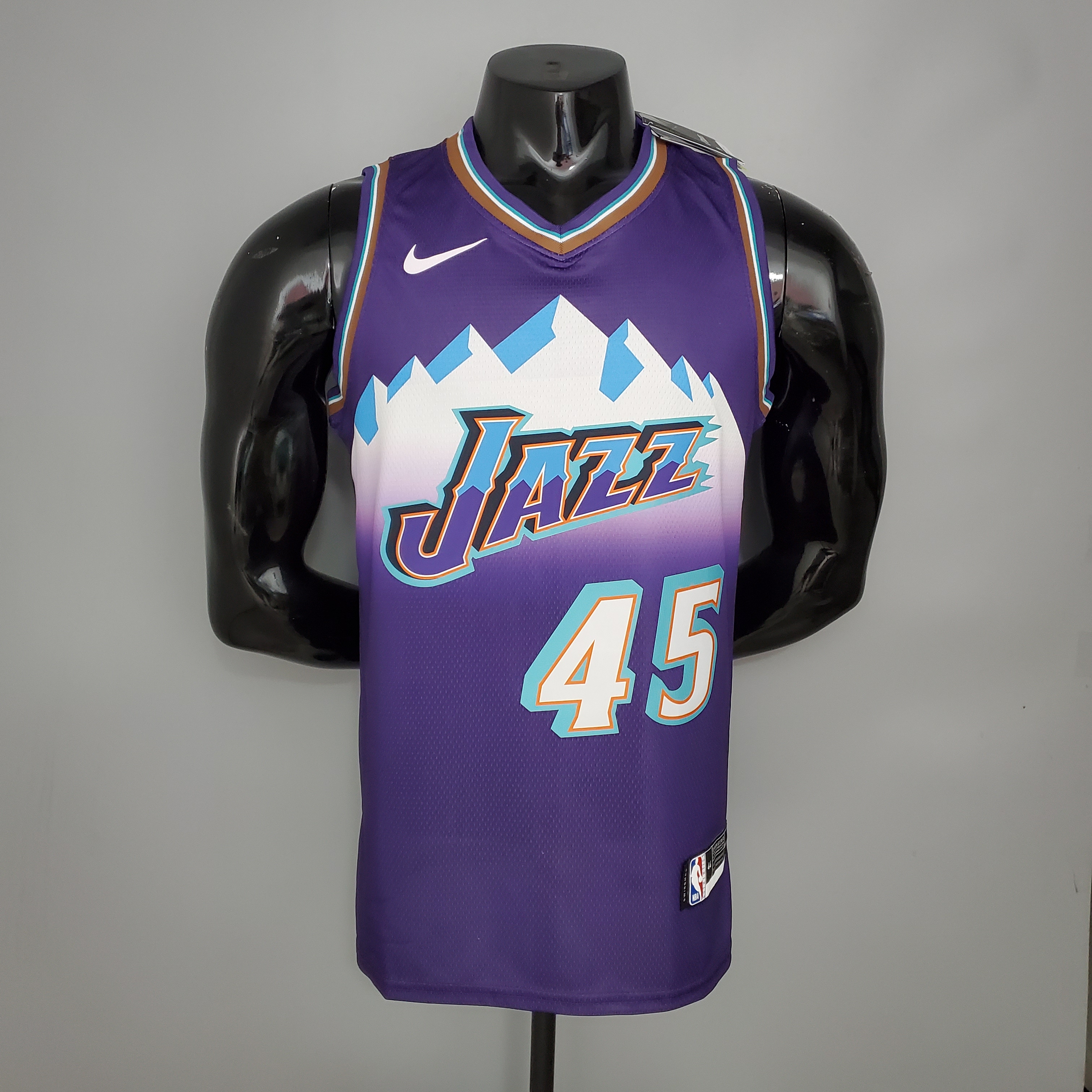 Donovan Mitchell Utah Jazz Retro Snow Mountain Edition Swingman Jersey Purple