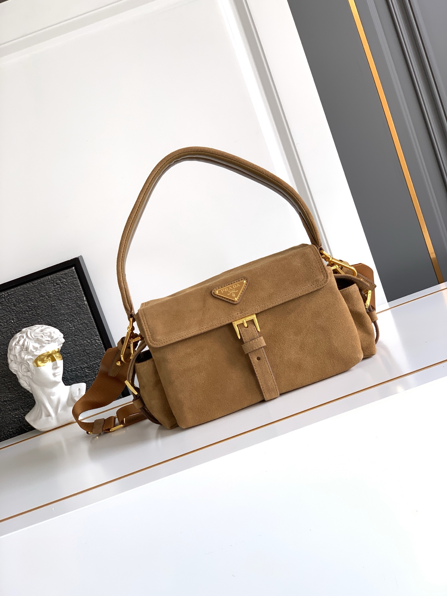 Prada Bag Explore Imported Suede 1BD394