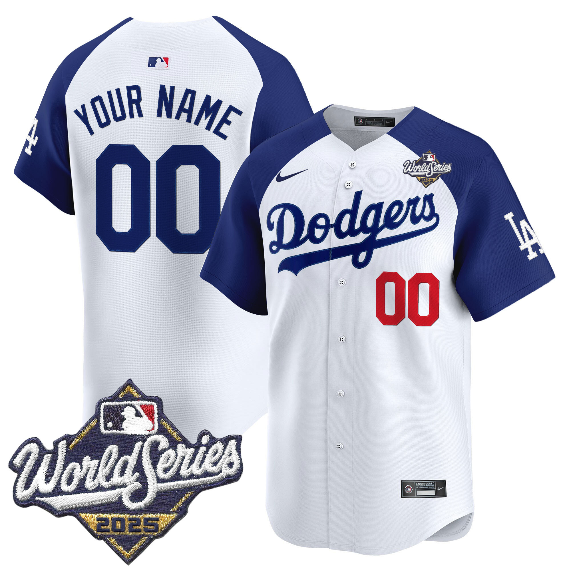 Los Angeles Dodgers Baseball Jersey 2025 World Series Men Women Youth Junior Black Gold Platinum White Blue Limited Edition Customized Jersey