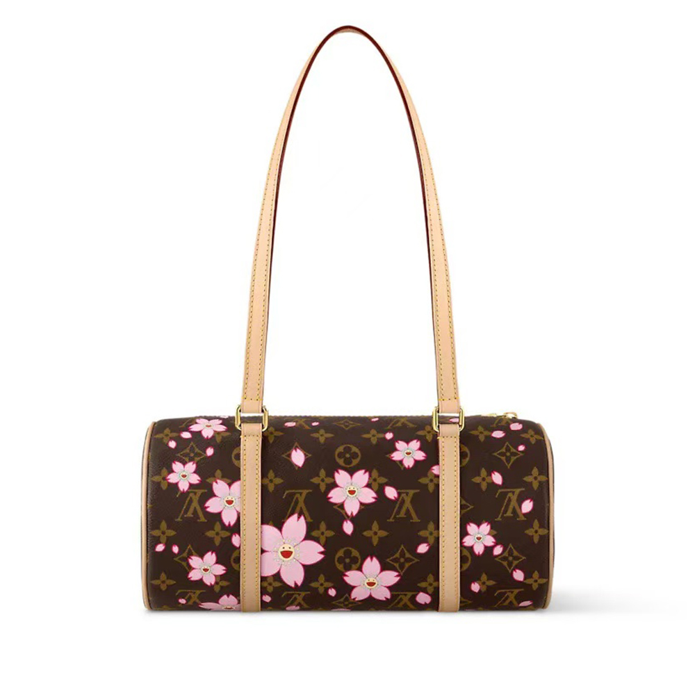 LV x TM Louis Vuitton Cherry Blossom Papillon tote Bag