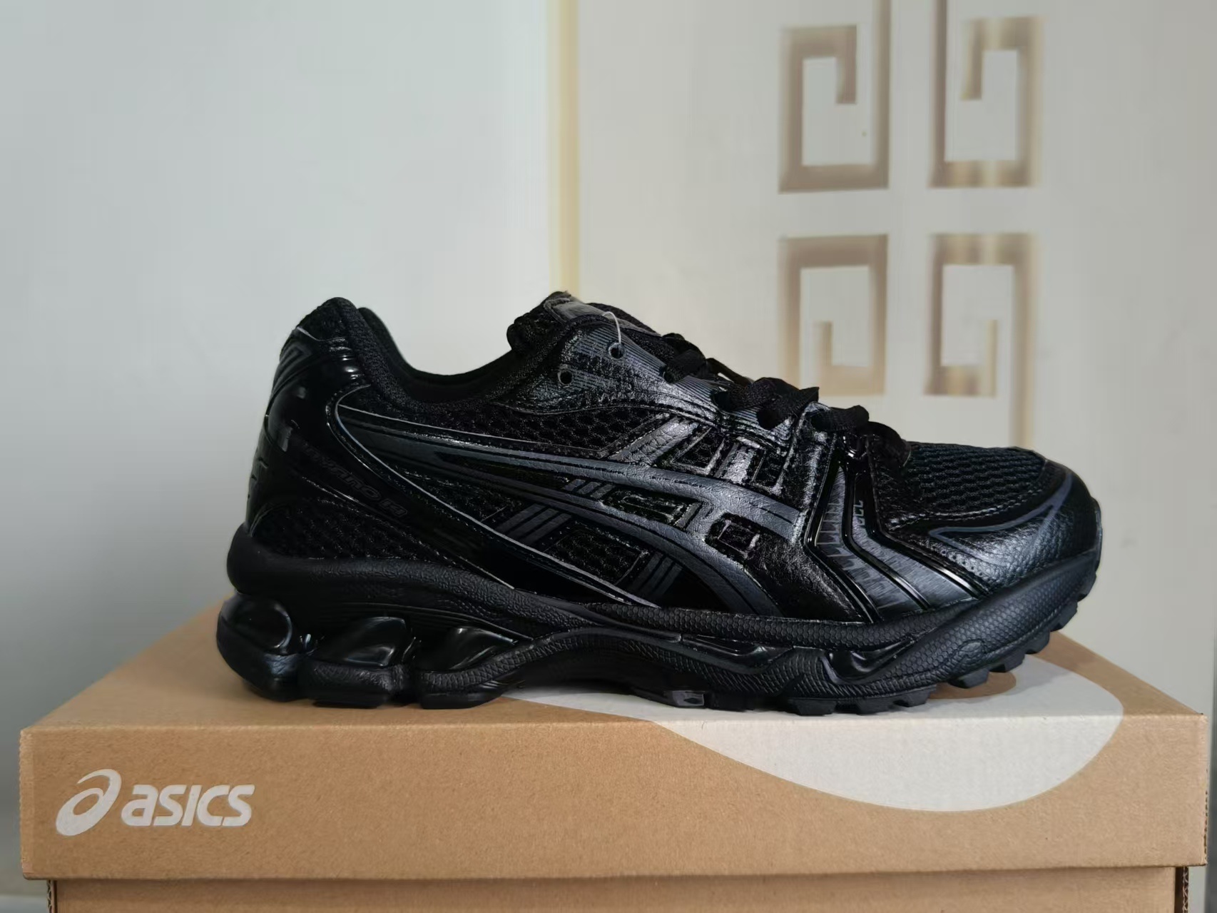 ASICS 1201A019-001 US Men's Sizes6 to 11 in half sizes Black Shoes tianlong