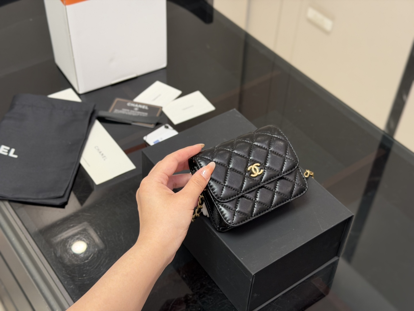 Chanel Mini Golden Ball Woc Small Bag Crossbody Bag