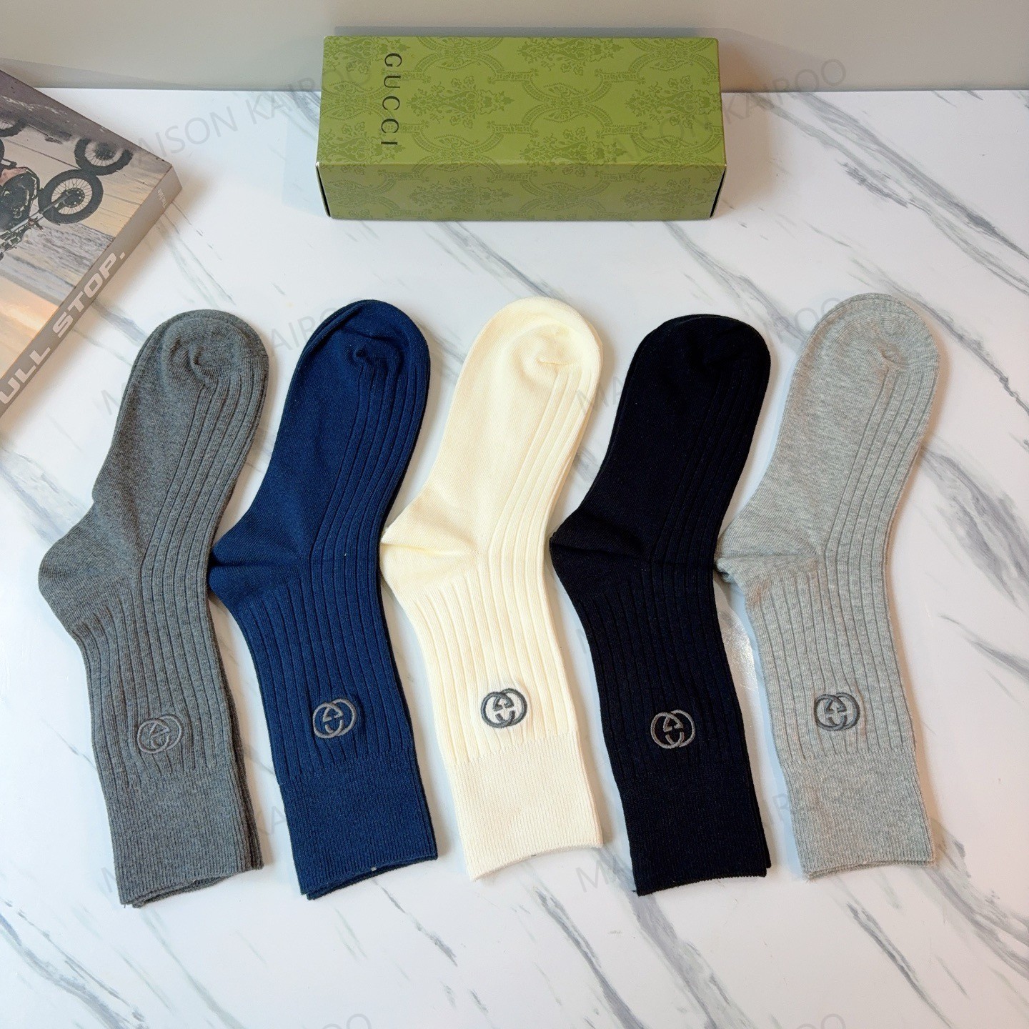 Gucci Socks 5-Pack - KAIROO