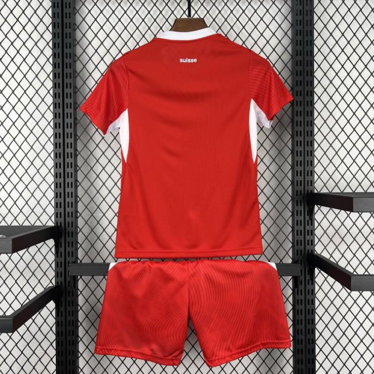 2026 Kids Switzerland World Cup Home Kit 16-28