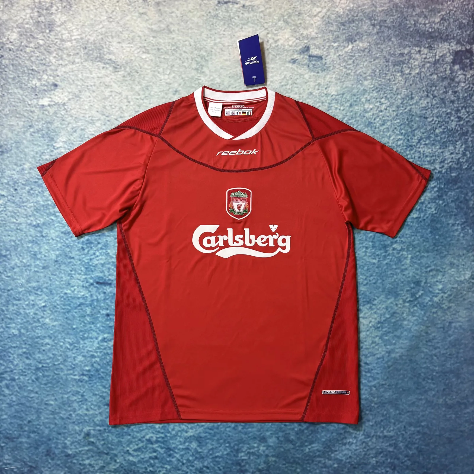 2002-04 Retro Liver Pool Home Red Fans Soccer Jersey 1:1 Thai Quality