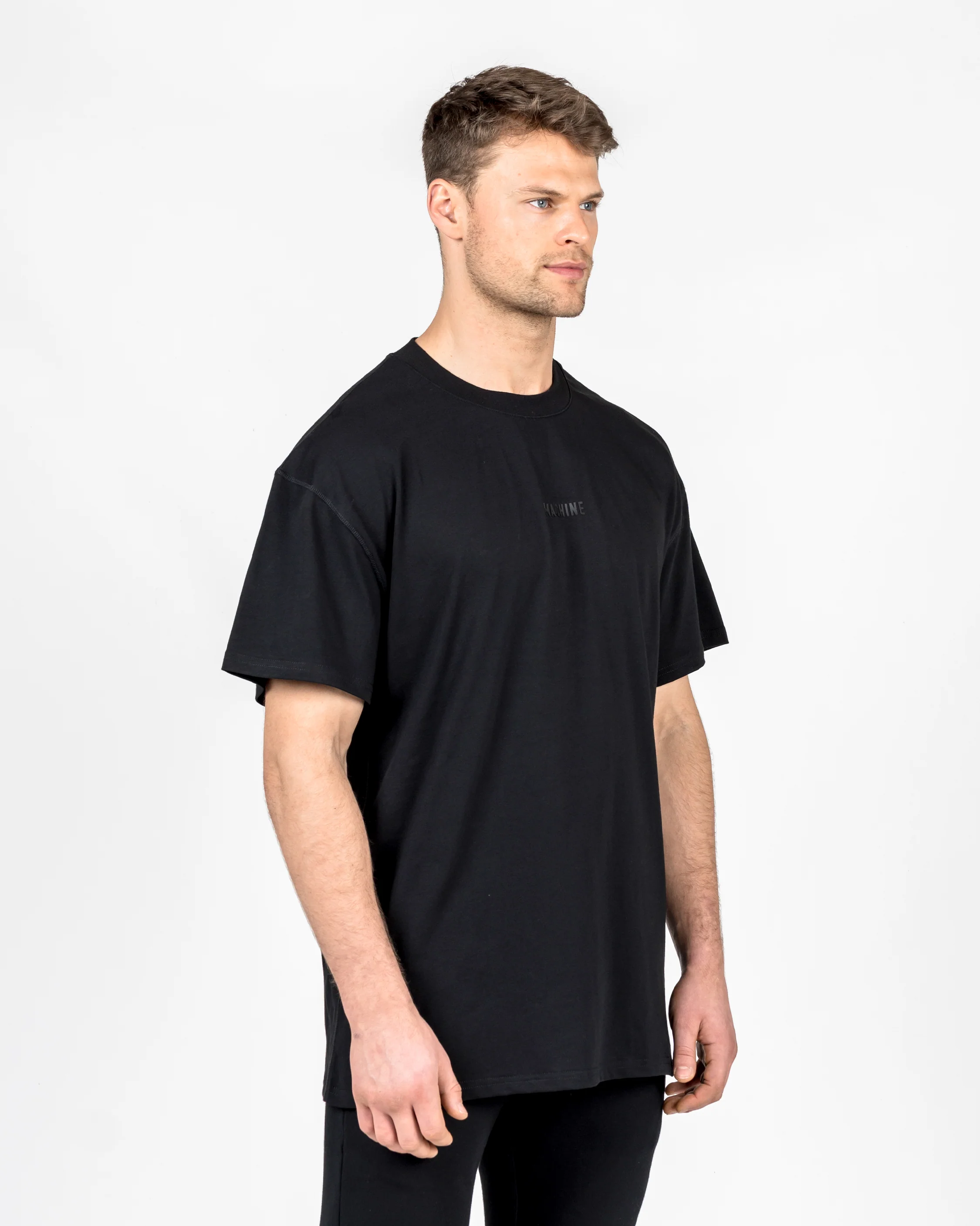 Warm Up Oversized T-Shirt (Black)
