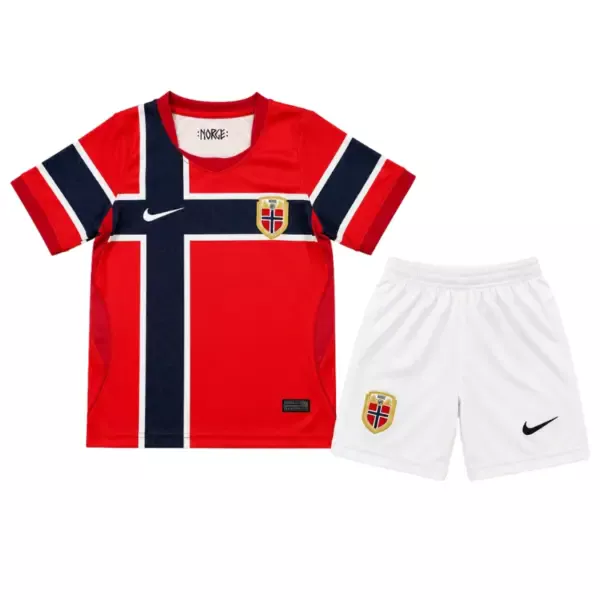 Kids Norway Home Jersey Suit World Cup 2026
