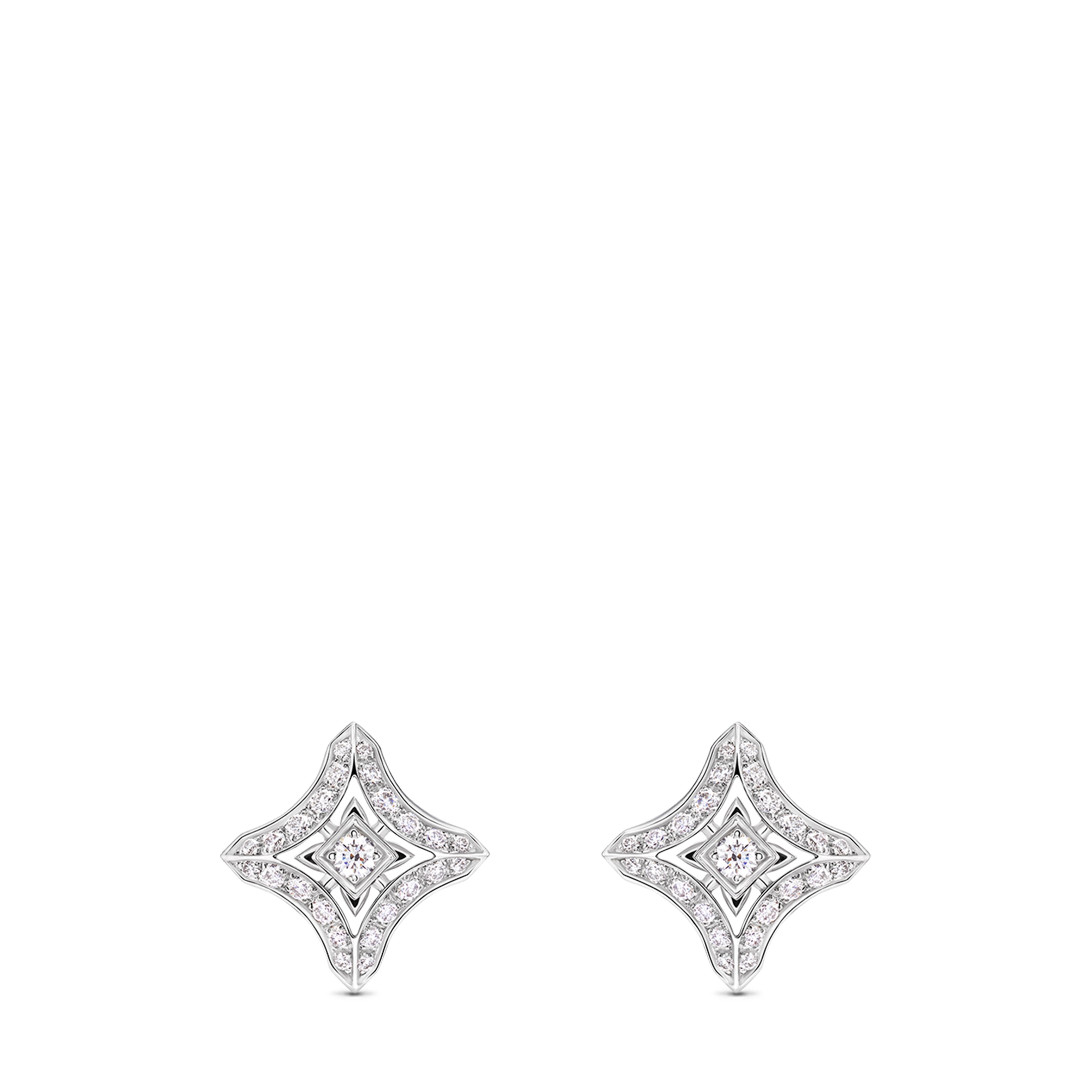 ピアス エヴァー ブロッサム (ホワイトゴールド×ダイヤモンド)