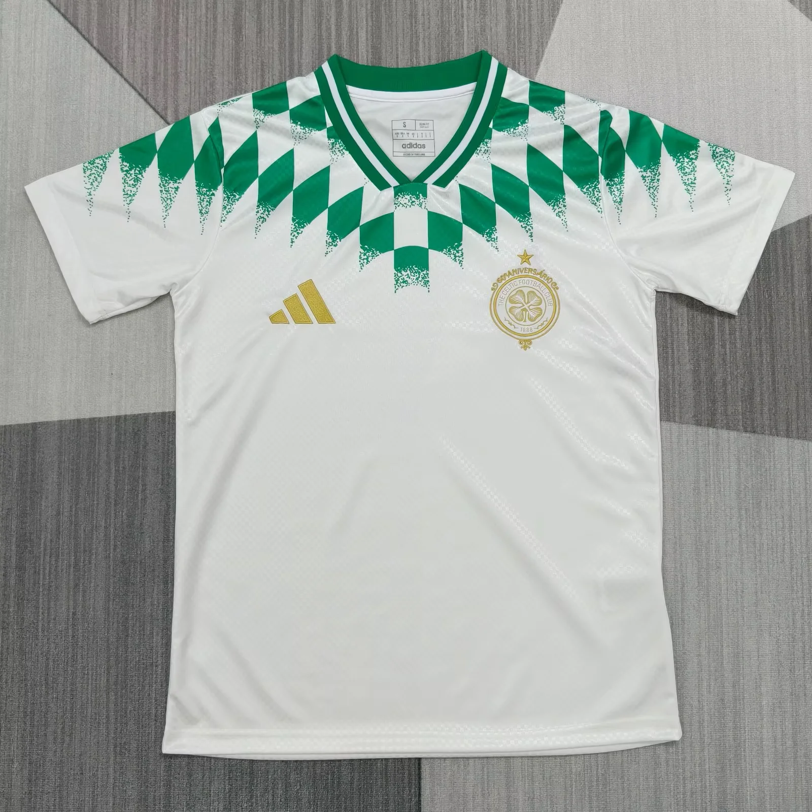 Retro Celtics.FC. 1967 White Football Shirt 1:1 Thai Quality