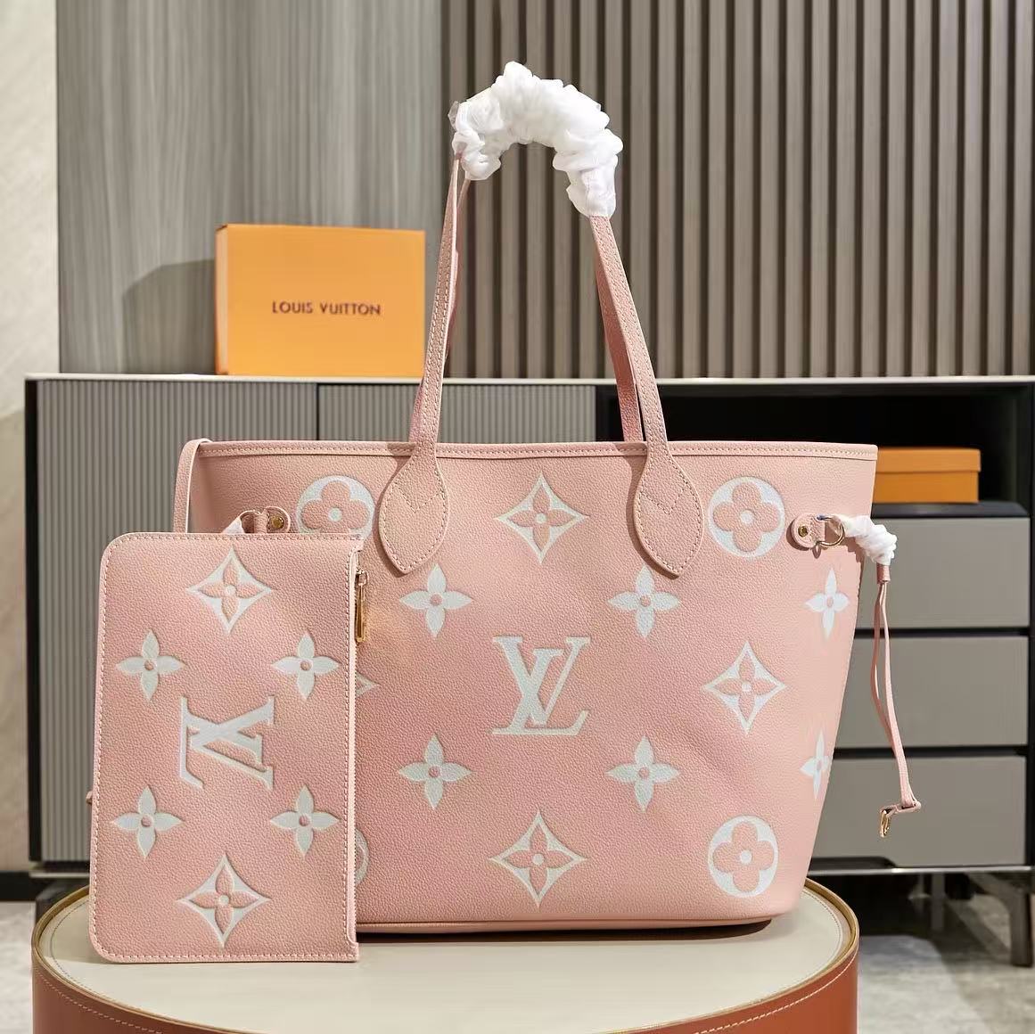 Louis Vuitton LV Neverfull Emeinte Bag
