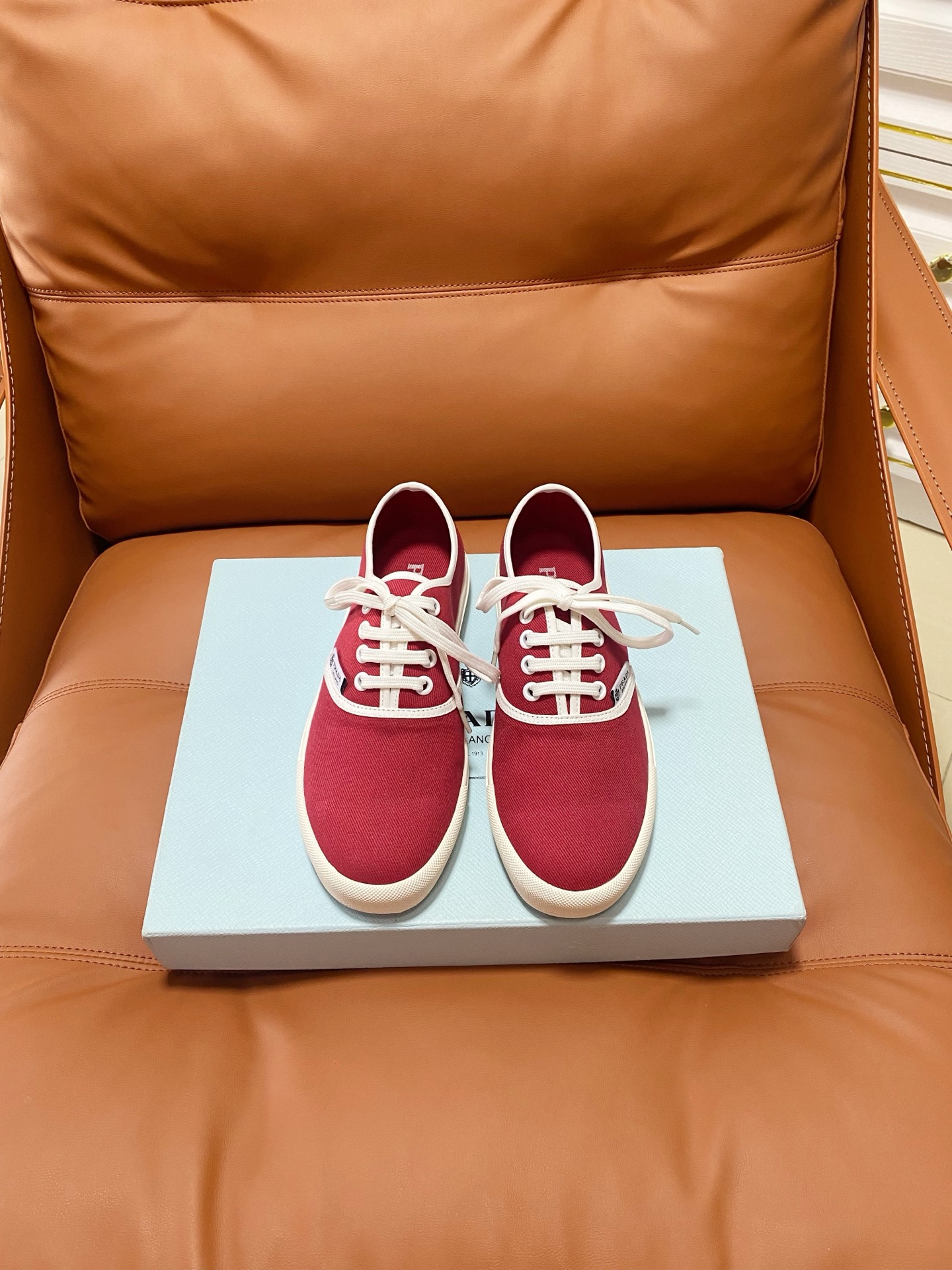 Prada Light-weight Canvas Unisex Sneaker