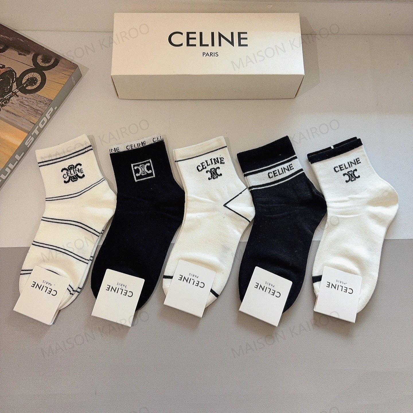 Celine Socks 5-Pack - KAIROO