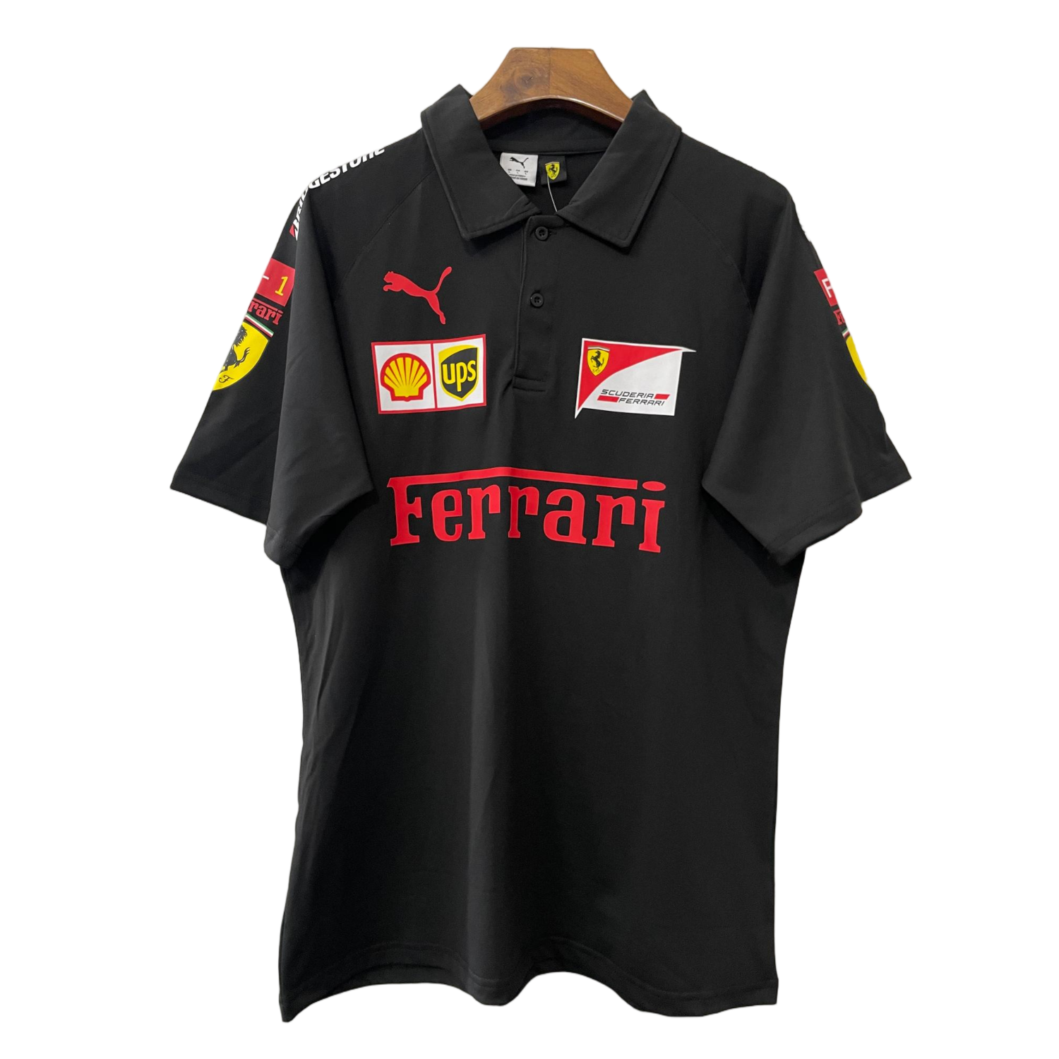 2026 F1 Polo Ferraria Black S-3XL