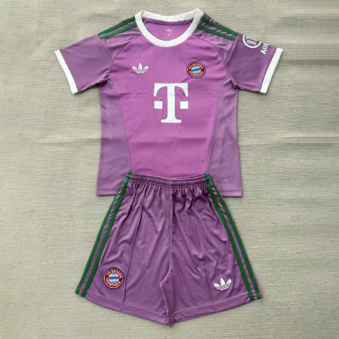 Kids Bayern Munich Away Goalkeeper Jersey Suit 26/27 | Soc Jersey - Premium Football Jersey