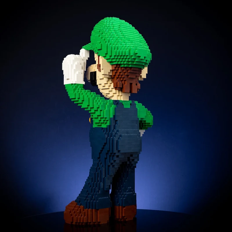 Super Mario 4891Pcs MOC Luigi