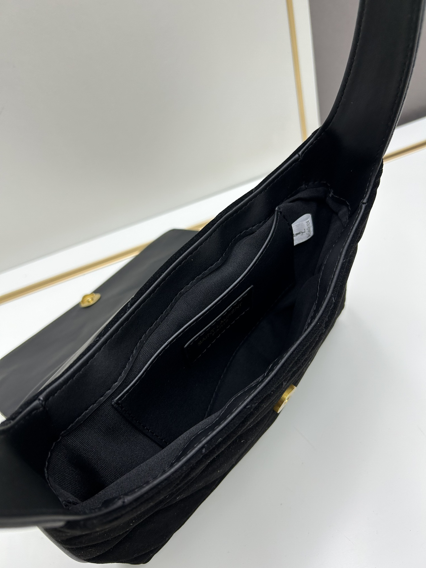 Saint Laurent YSL Frosted Underarm Bag