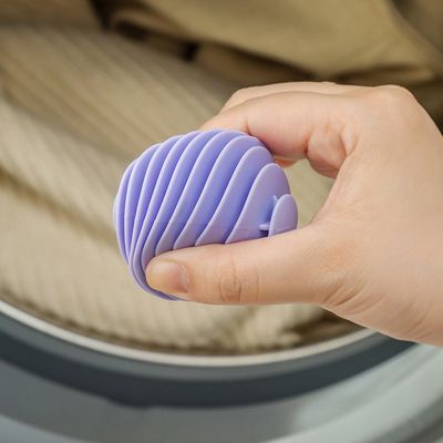 Bola de cola macia para lavar roupa, artefato anti-enrolamento, máquina de lavar roupa doméstica, escova de limpeza para descontaminação de roupas, artefato de bola
