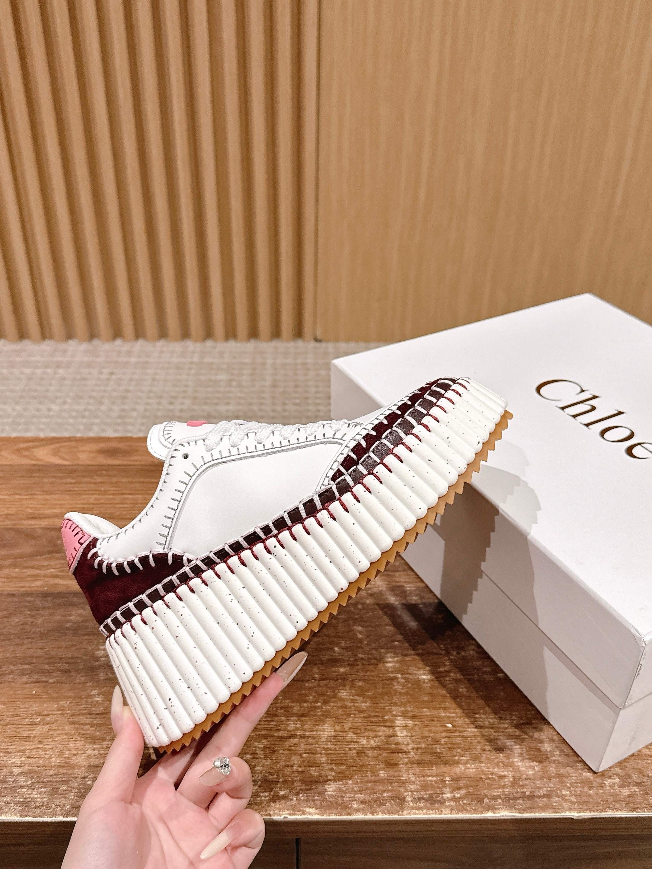 Chloe Nama Wedge Sneaker