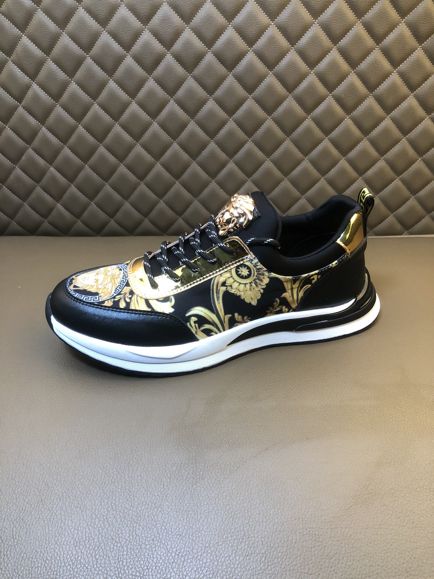 Versace Men's Leather Sneaker