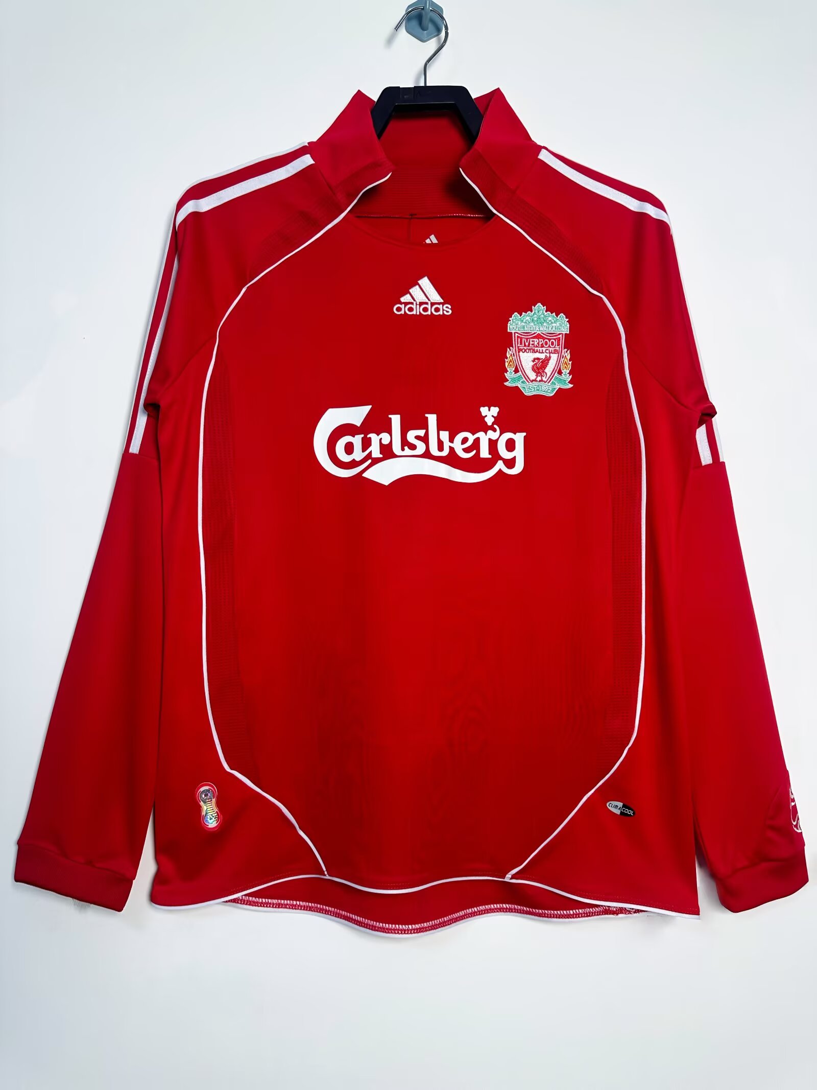 Liverpool Home Long Sleeve Retro Jersey 06/08