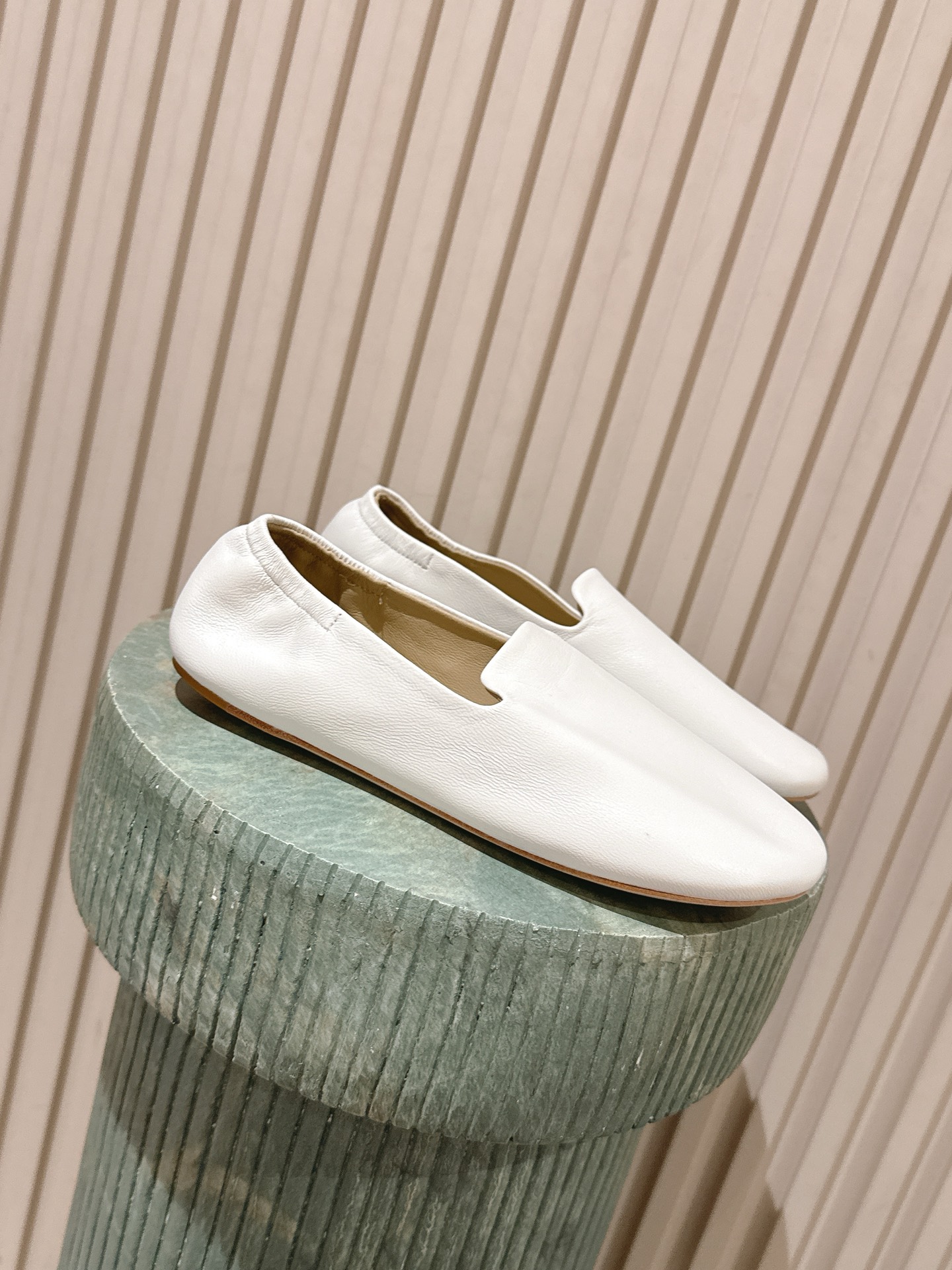 The Row Casa Slip-on Lambskin Ballet Flat
