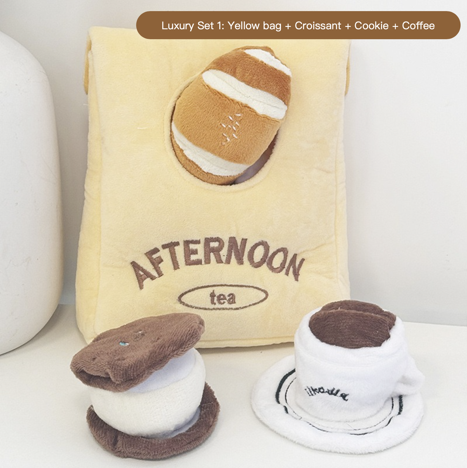 Plush Dog's Digging Fun Toys Hide Food Smelling Toy DIY Your Afternoon Tea